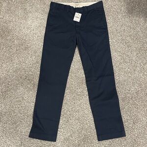 NWT- J Crew Crewcuts Boys Dark Blue Chinos